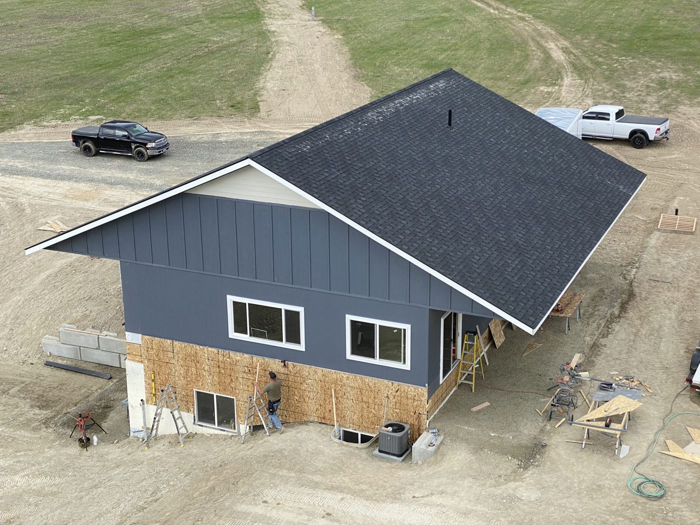 Sided, roofed, done