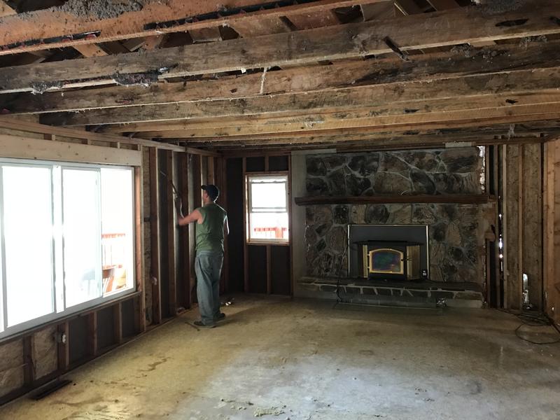 Whole-house remodel down to the studs
