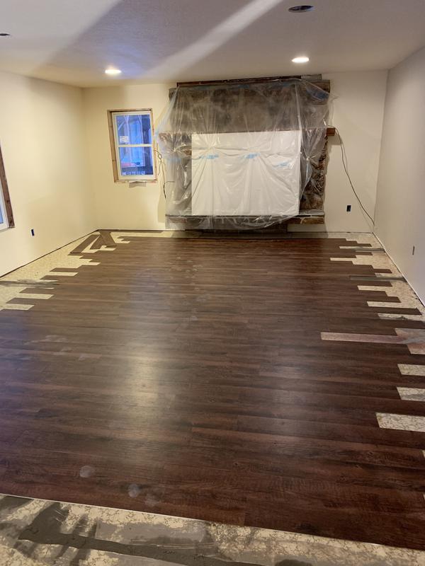 Hardwood going in