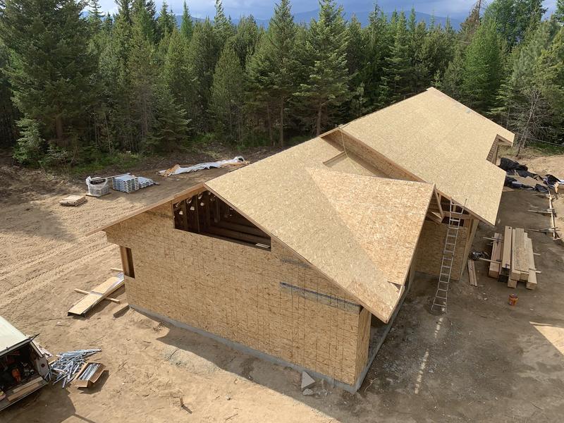 Roof sheathed