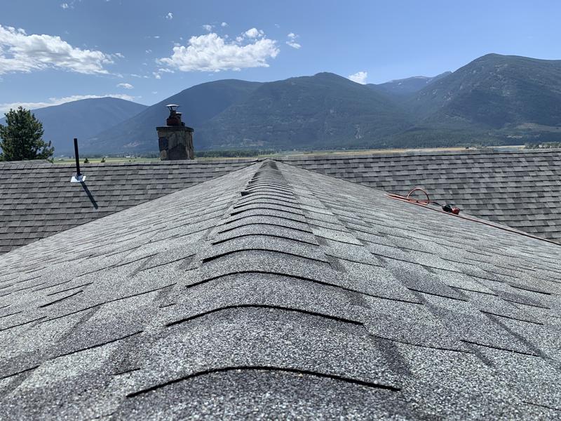 Shingles and ridge cap