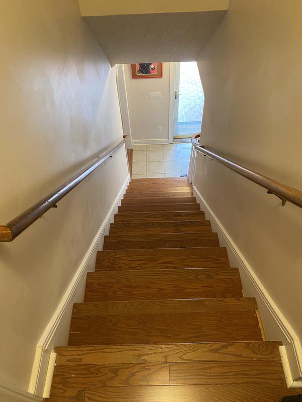 Stair with new treads